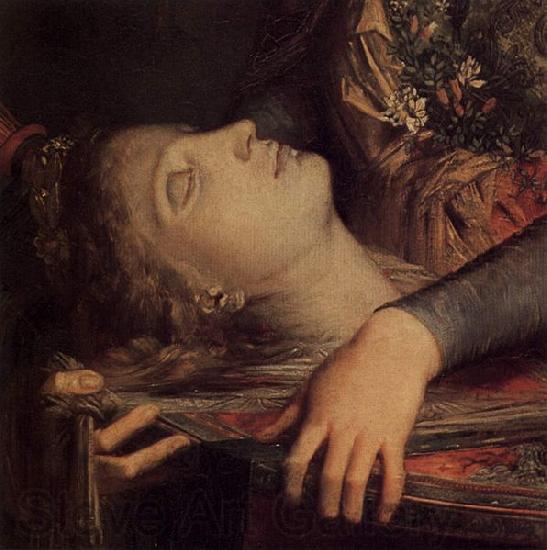 Gustave Moreau Tracianische Frau mit dem Kopf des Orpheus und seiner Leier Norge oil painting art